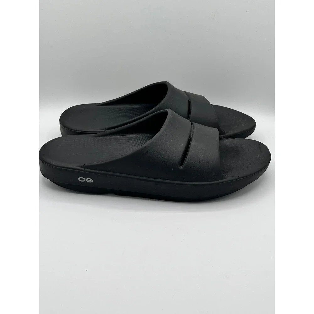 OOFOS OOriginal Sport Slide Sandals Men Black Athletic Recovery Sz EU 43 US 10